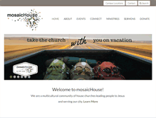 Tablet Screenshot of mosaichouse.ca
